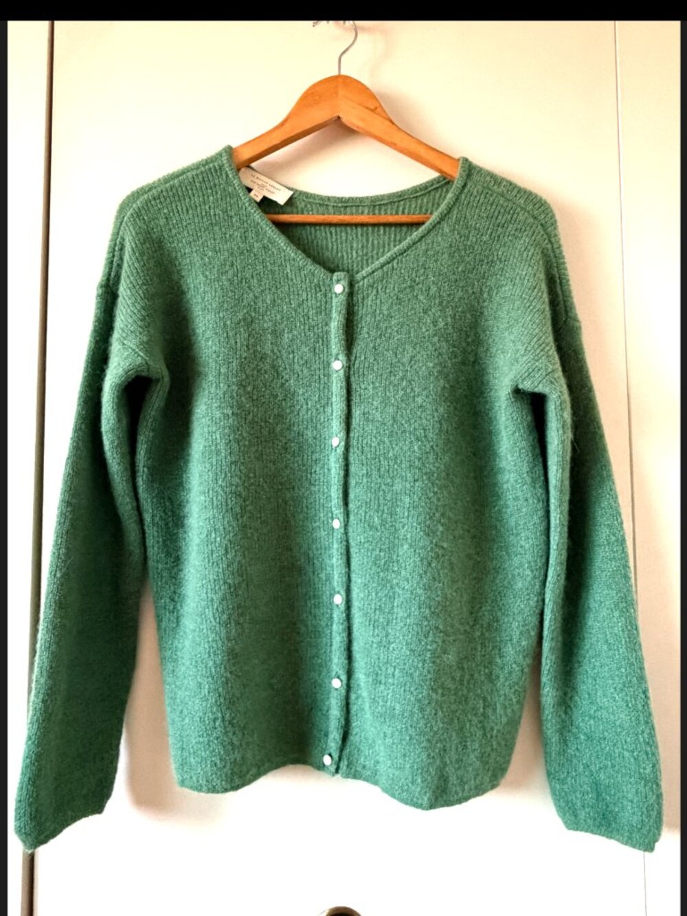 Sezane Jade Green Gaspard Cardigan // XS